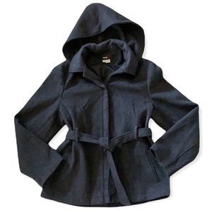 Dark Gray Medium Wool Coat